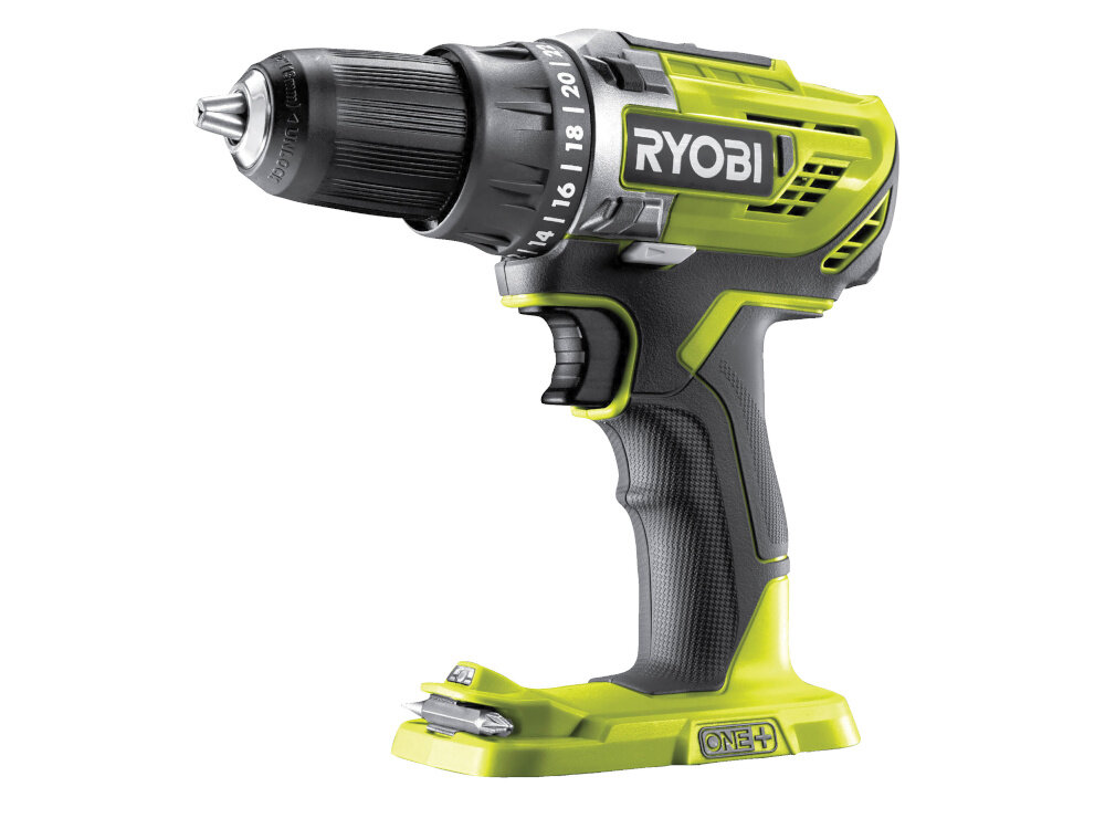 Wiertarko-wkrętarka RYOBI RDD18-220SA59L do pracy w drewnie metalu i tworzywach sztucznych mocne wiertlo do codziennych zadan i bardziej wymagajacych projektow wkrecanie i wykrecanie srub