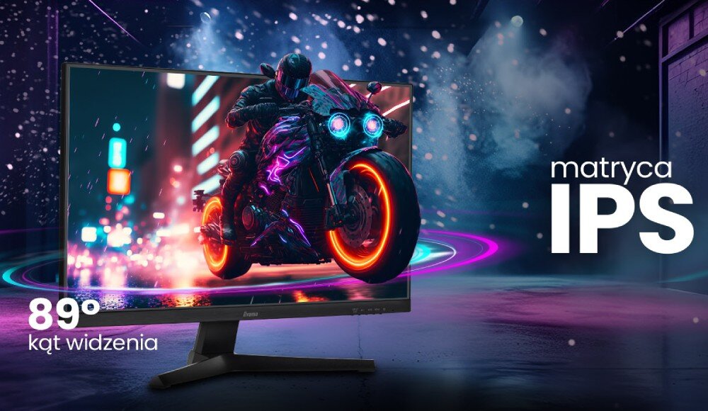 Monitor IIYAMA G-Master G2245HSU-B1 21.5 1920x1080px IPS 100Hz 1 ms [MPRT] obraz jakość matryca kolory