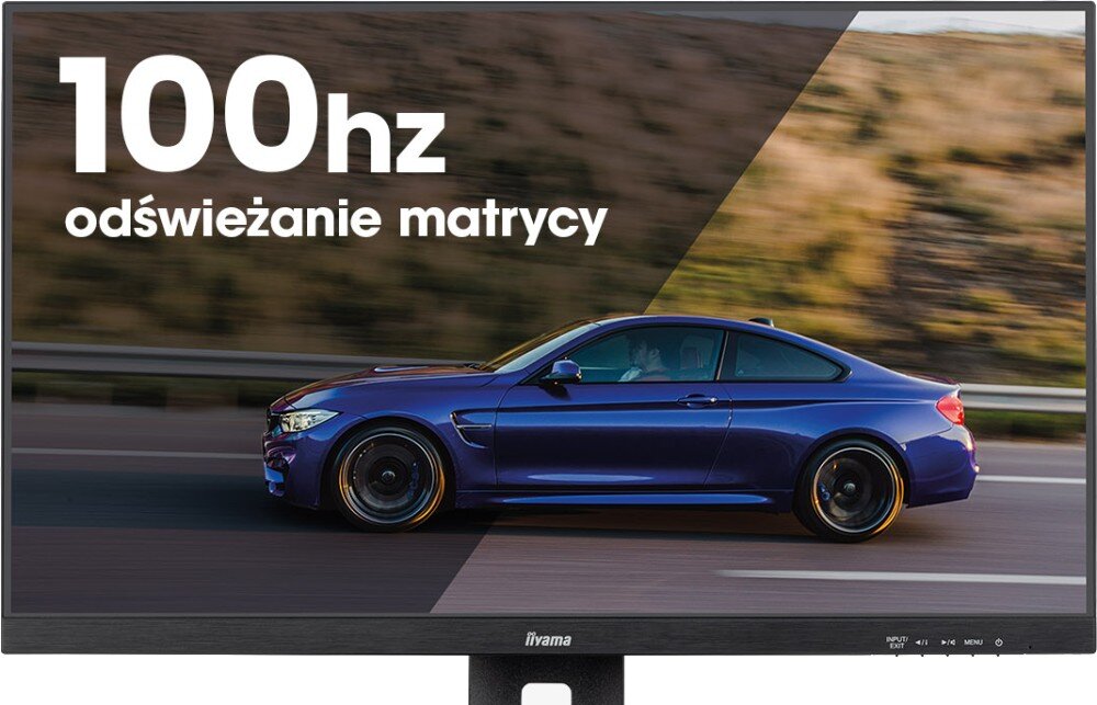 Monitor IIYAMA ProLite XUB2793QSU-B6 27 2560x1440px IPS 100Hz 1 ms [MPRT] płynność odświeżanie FreeSync czas reakcji