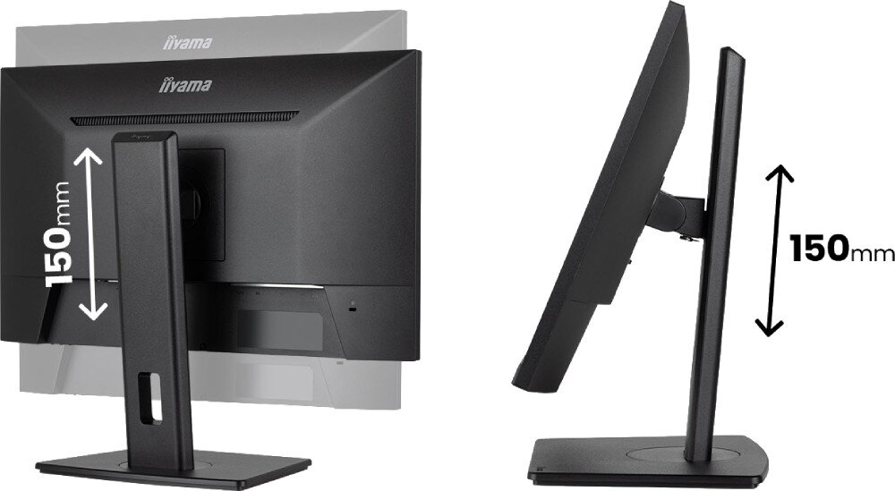 Monitor IIYAMA ProLite XUB2793QSU-B6 27 2560x1440px IPS 100Hz 1 ms [MPRT] podstawa ergonomia regulacja