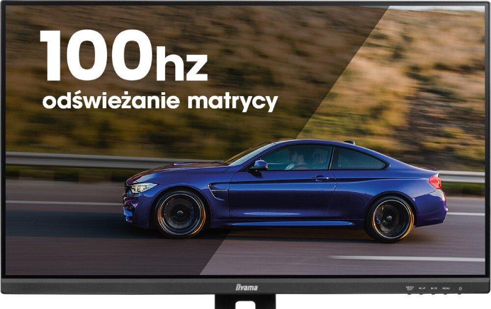 Monitor IIYAMA ProLite XUB2463HSU-B1 23.8 1920x1080px IPS 100Hz 3 ms [GTG] płynność odświeżanie FreeSync czas reakcji