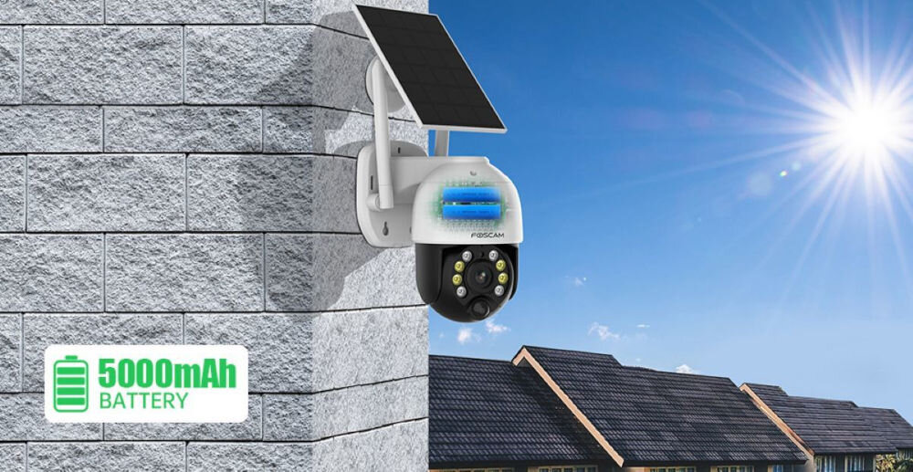 Kamera FOSCAM B4 4MP bezprzewodowy 5000mah solar