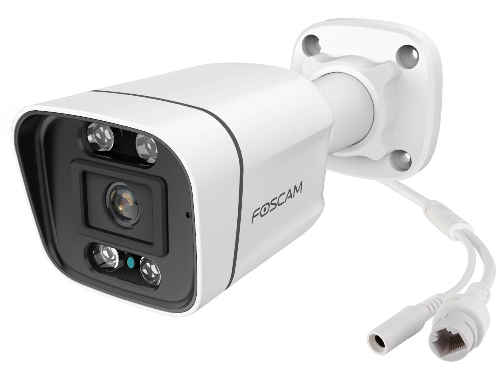 Kamera FOSCAM V4EC 4MP Starlight łatwa instalacja kabel sieciowy, foscam nvr