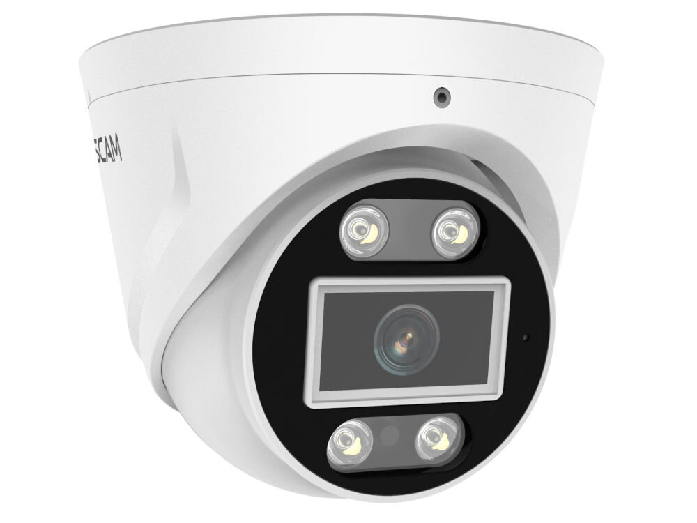 Kamera FOSCAM T8EP Biala Amazon Alexa, Asystent Google
