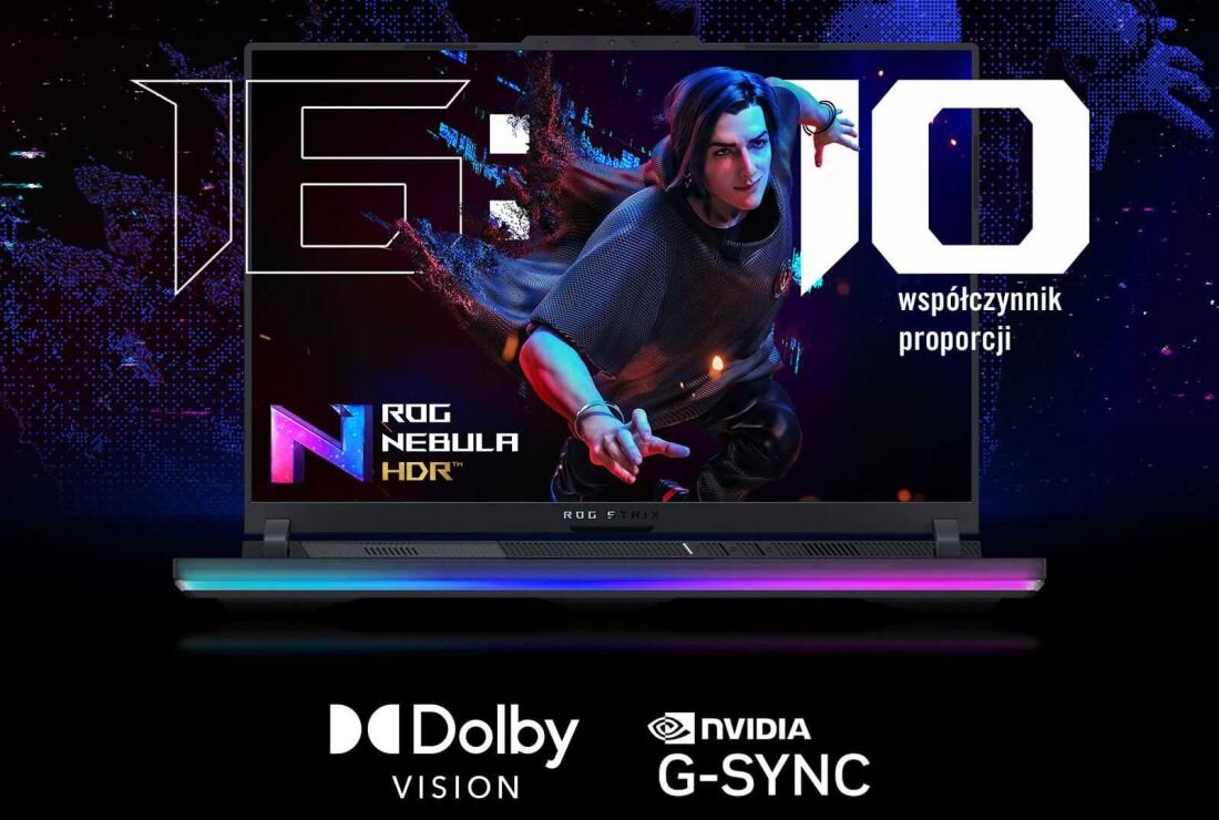 Laptop ASUS ROG Strix SCAR 16 - Nebula QHD 240 Hz/3ms