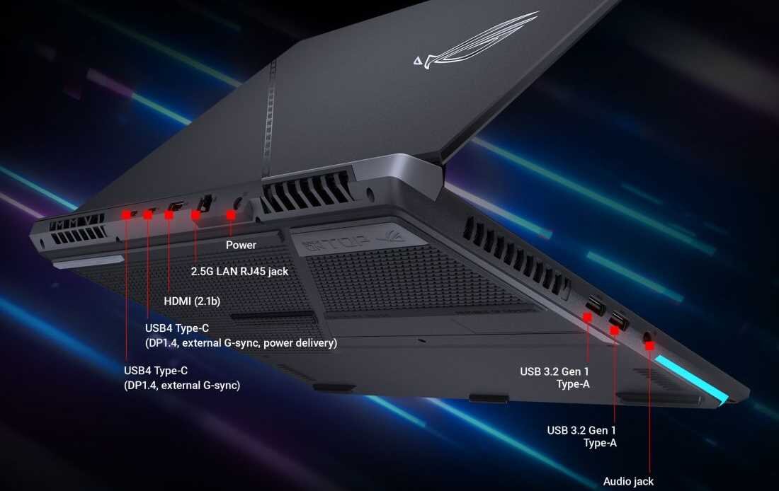 Laptop ASUS ROG Strix Scar G733 - Wi-Fi 6E 