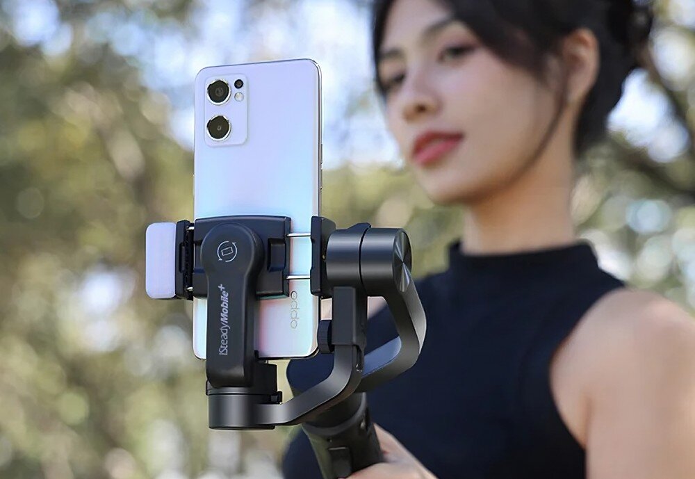 Gimbal HOHEM iSteady Mobile+ Kit 2024 waga wielkość obsługa zasilanie kompatybilność