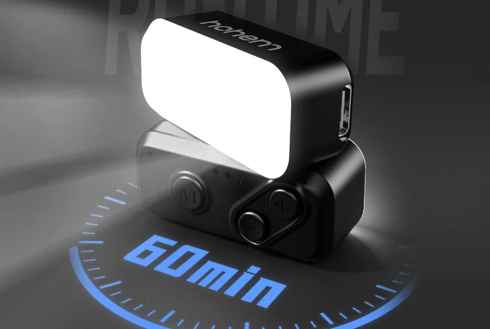 Gimbal HOHEM iSteady Mobile+ Kit 2024 lampka LED mocowanie magnetyczne tryby jasność