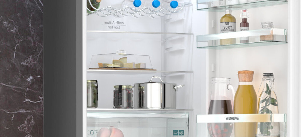 LODÓWKA SIEMENS KG39NXXDF półki safety Glass szklane wytrzymałe stabilne utrzymanie czystości