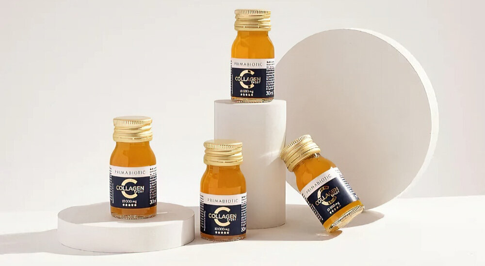 Kolagen PRIMABIOTIC Collagen Sport Collagen Sport Ananasowy 30 x 30 ml suplement diety poprawa kondycji skory wlosow paznokci wsparcie miescni i stawow w regeneracji przyspieszy regeneracja ciala po treningu