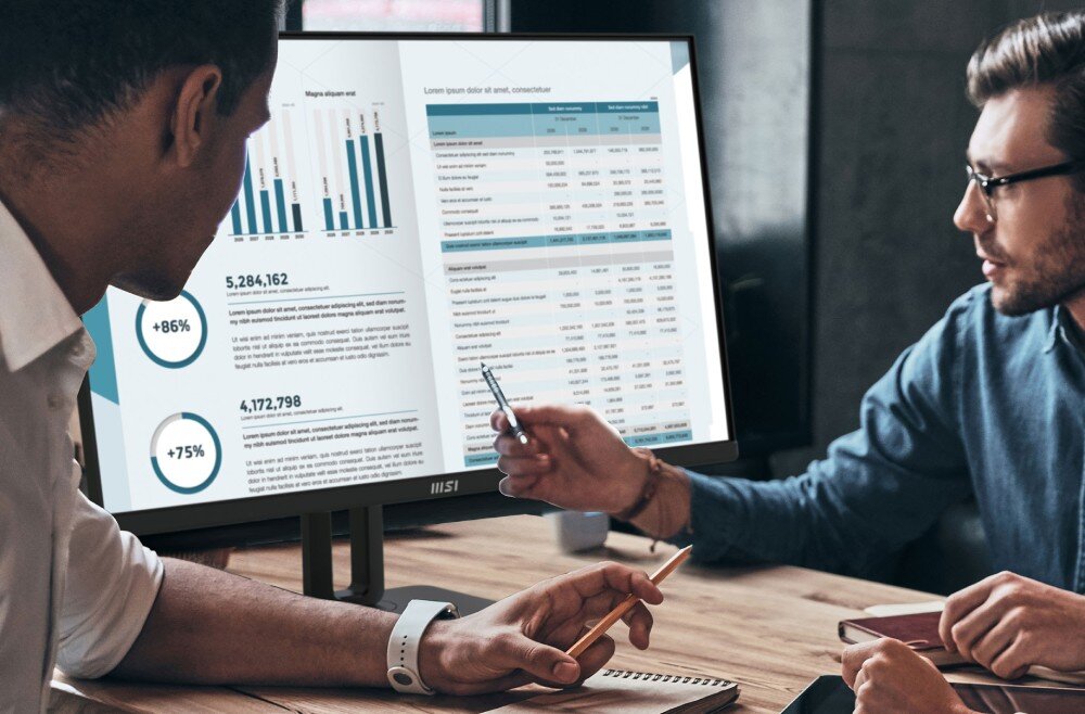 Monitor MSI PRO MP251P 24.5 1920x1080px IPS 100Hz 1 ms [MPRT] płynność odświeżanie czas reakcji FreeSync