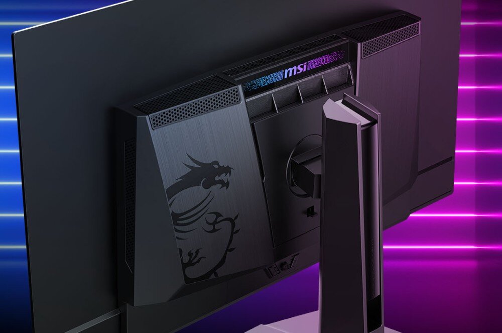 Monitor MSI MPG 321URX QD-OLED 31.5 3840x2160px 240Hz 0.03 ms [GTG] podstawa regulacja ergonomia mocowanie VESA