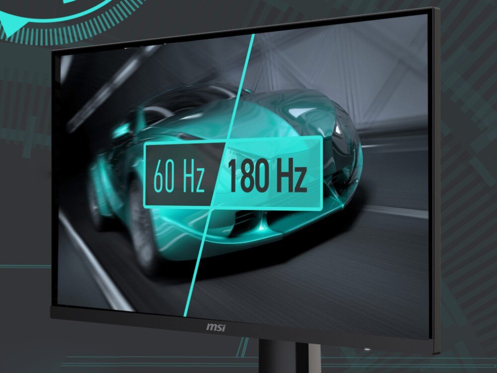 Monitor MSI G274QPF E2 27 2560x1440px IPS 180Hz 1 ms [GTG] płynność odświeżanie czas reakcji