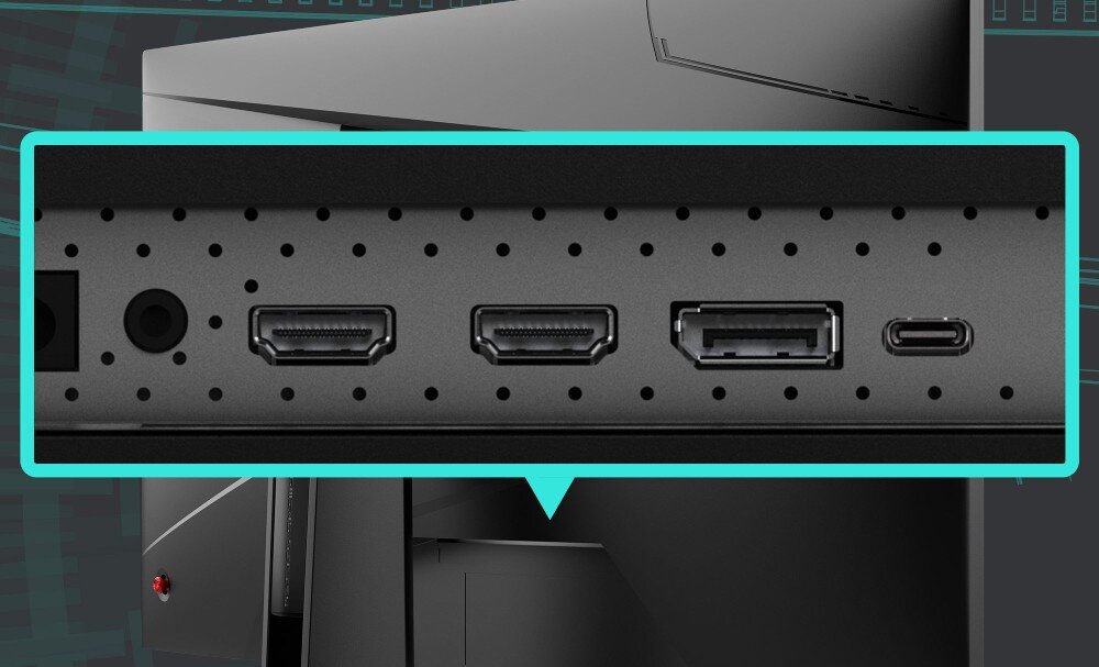 Monitor MSI G274QPF E2 27 2560x1440px IPS 180Hz 1 ms [GTG] porty złącza podłączenie