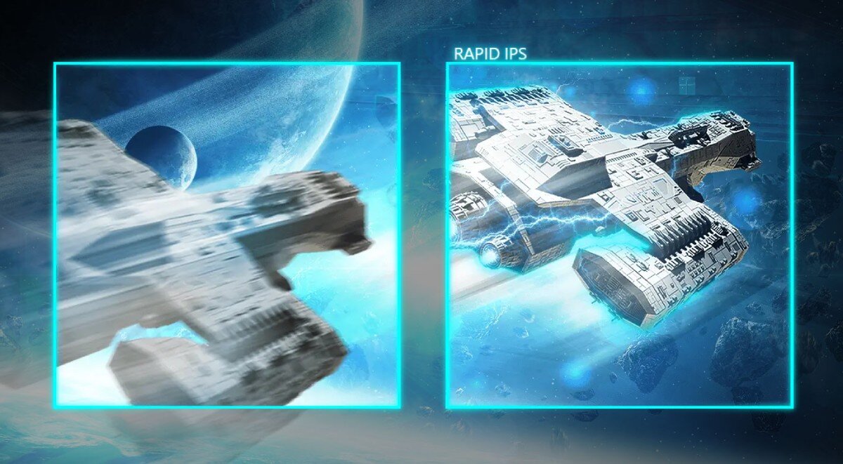 Monitor MSI G255F 24.5 1920x1080px IPS 180Hz 1 ms [GTG] rozdzielczość ekran przekątna odświeżanie czas reakcji