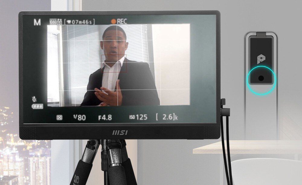 Monitor MSI Pro MP161 E2 15.6 1920x1080px IPS 4 ms [GTG] podstawa regulacja gwint