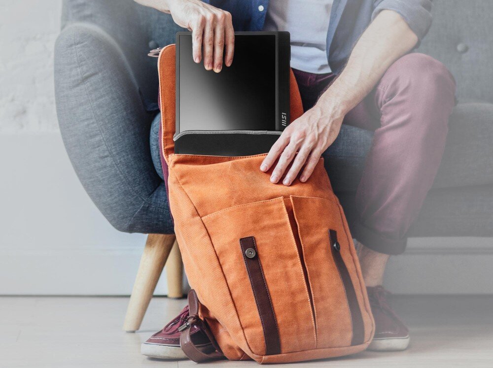 Monitor MSI Pro MP161 E2 15.6 1920x1080px IPS 4 ms [GTG] grubość transport etui