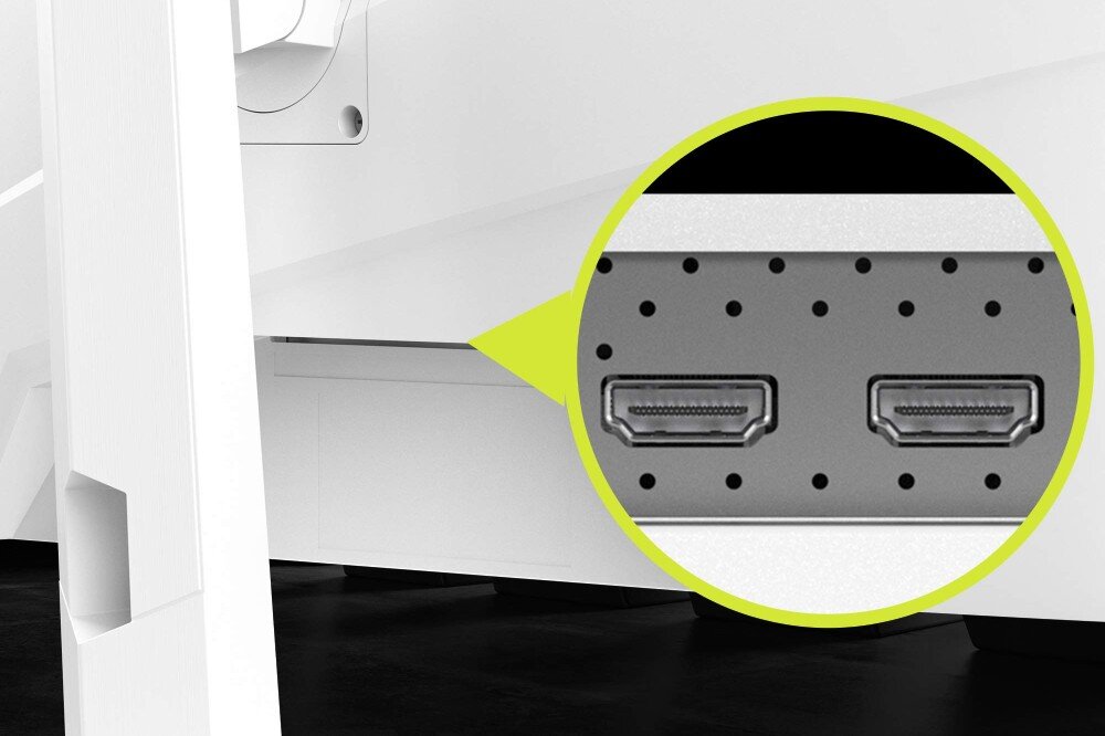 Monitor MSI MAG 274QRFW 27 2560x1440px IPS 180Hz 1 ms [GTG] porty złącza podłączenie