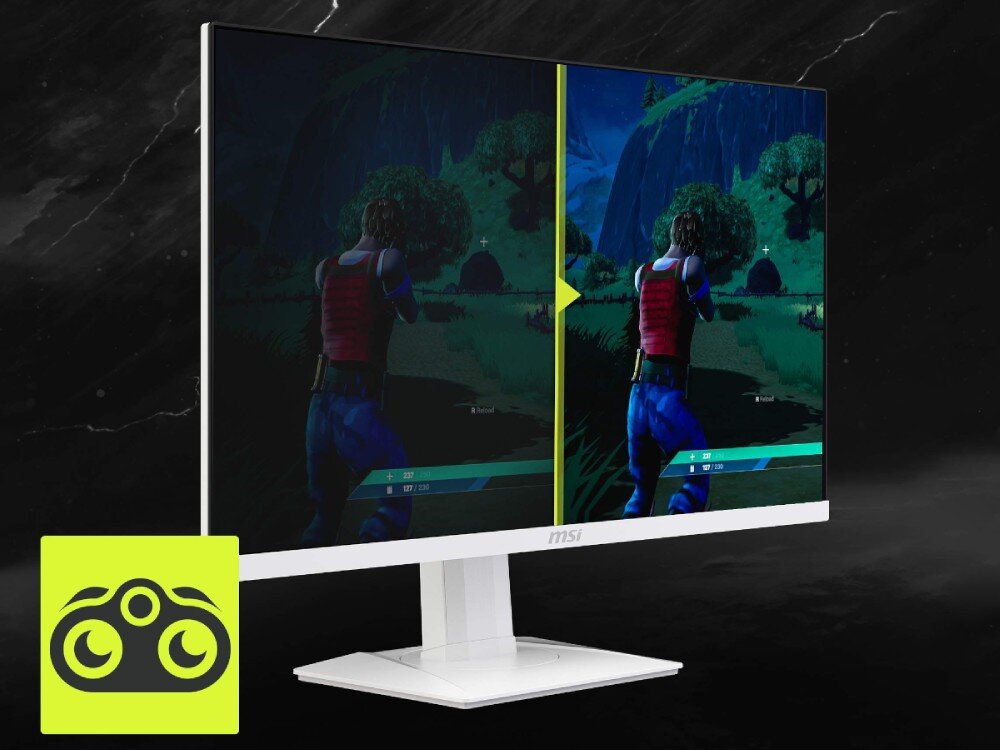 Monitor MSI MAG 274QRFW 27 2560x1440px IPS 180Hz 1 ms [GTG] tryb Night Vision widoczność