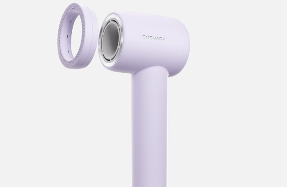 Suszarka COSHARE SuperFlowSE HD20E Fioletowy zestaw akcesoria komplet wyposazenie