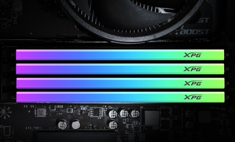 Pamięć RAM ADATA XPG Spectrix D35G RGB 16GB (2x8GB) 3600MHz przeznaczenie radiator cechy wygląd