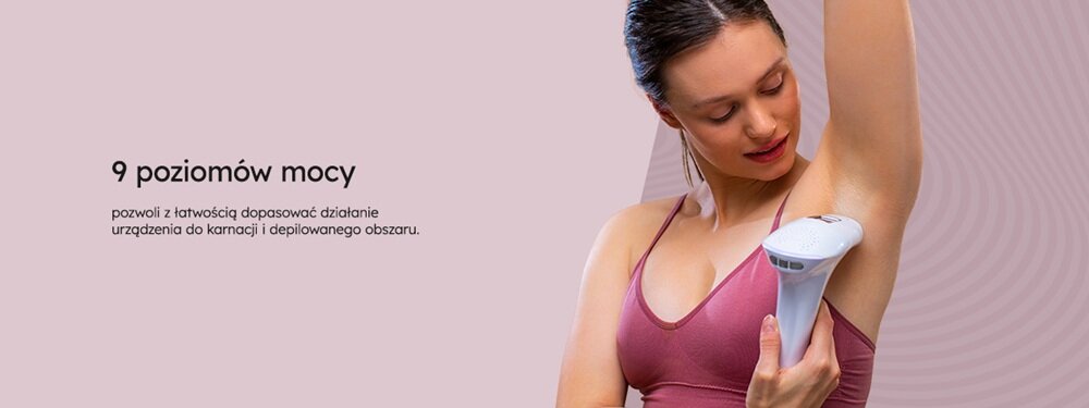 Depilator IPL Flash Pro łatwe dostosowanie, maksymalna skuteczność, intuicyjny interfejs, ergonomiczny kształt