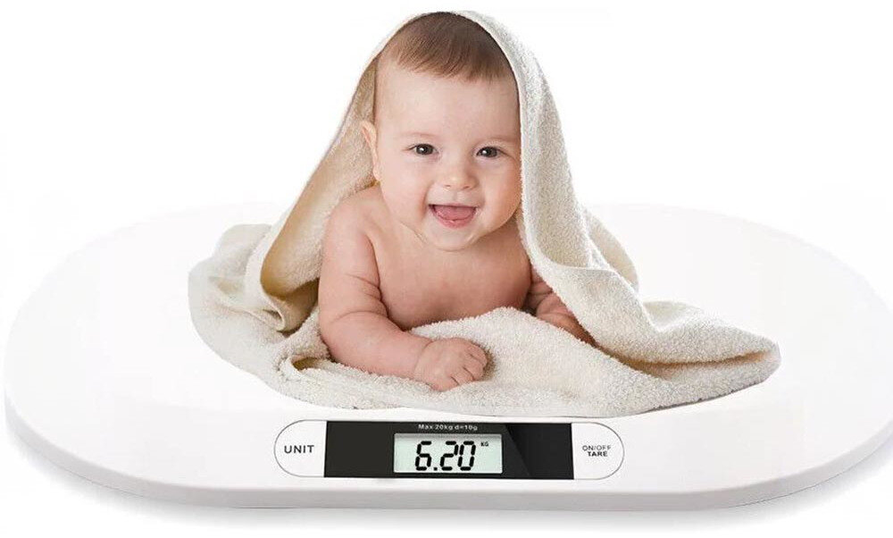 Waga dla niemowląt EXTRALINK Smart Life Baby EX.32204 wygląd prezentacja design wizualizacja Domowa kontrola rozwoju