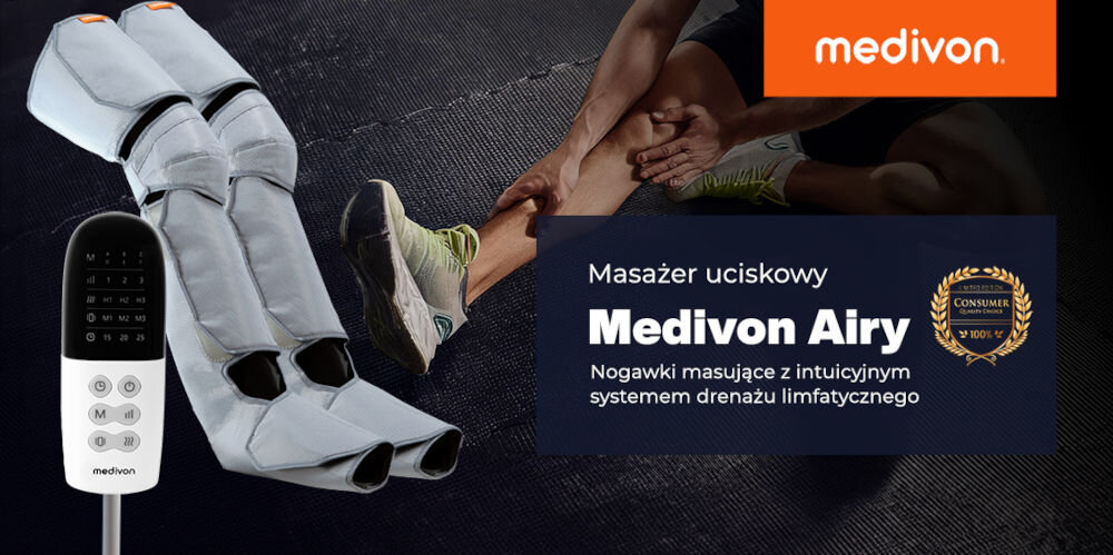 Masażer do nóg MEDIVON Airy ulga dla nóg