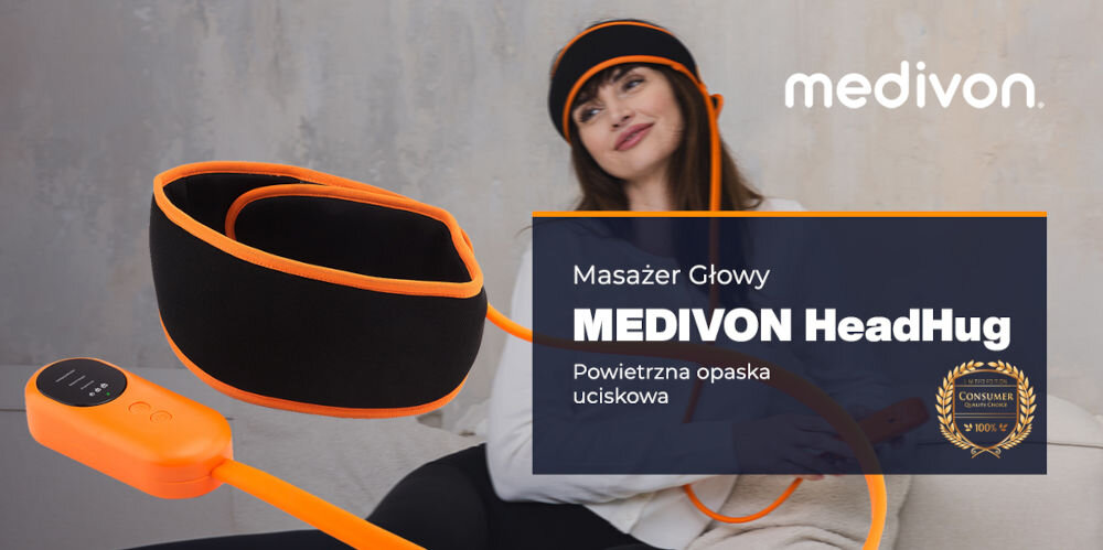 Masażer MEDIVON HeadHug w domowym zaciszu