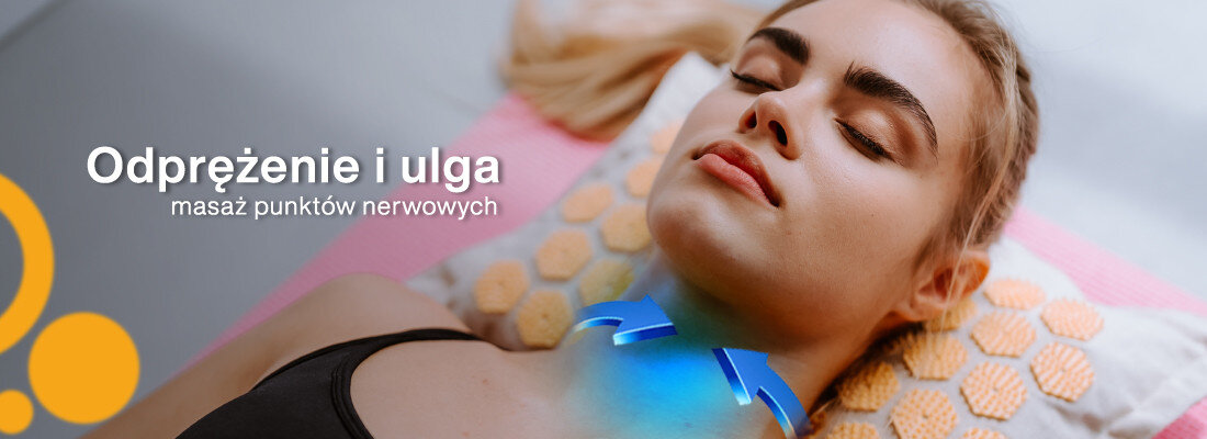 Mata do akupresury MEDIVON Gaia Pro Eco ulga zwalczanie bólu regeneracja dolegliwości łagodzenie napięcia