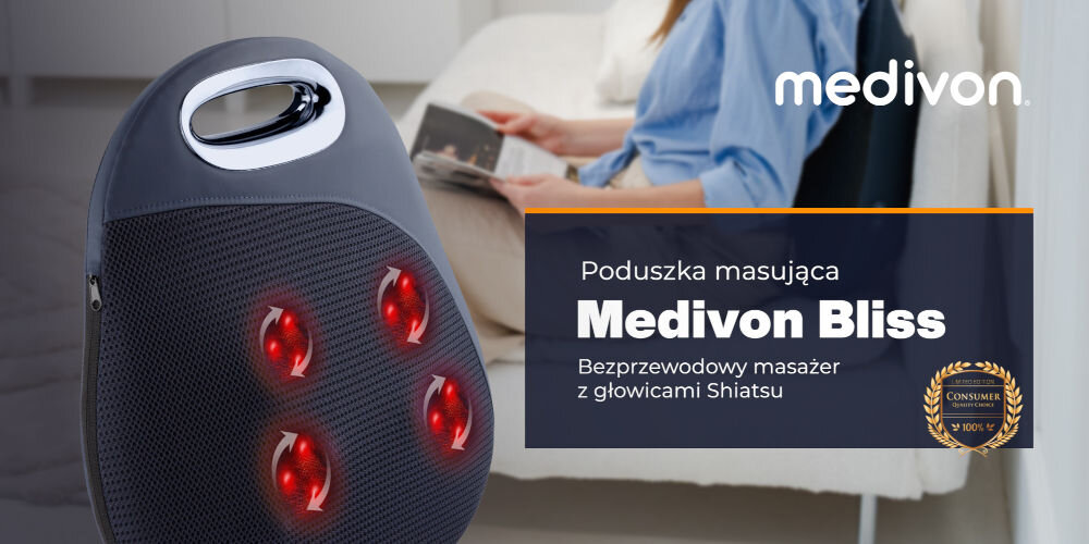 Poduszka masująca MEDIVON Bliss pełen relaks
