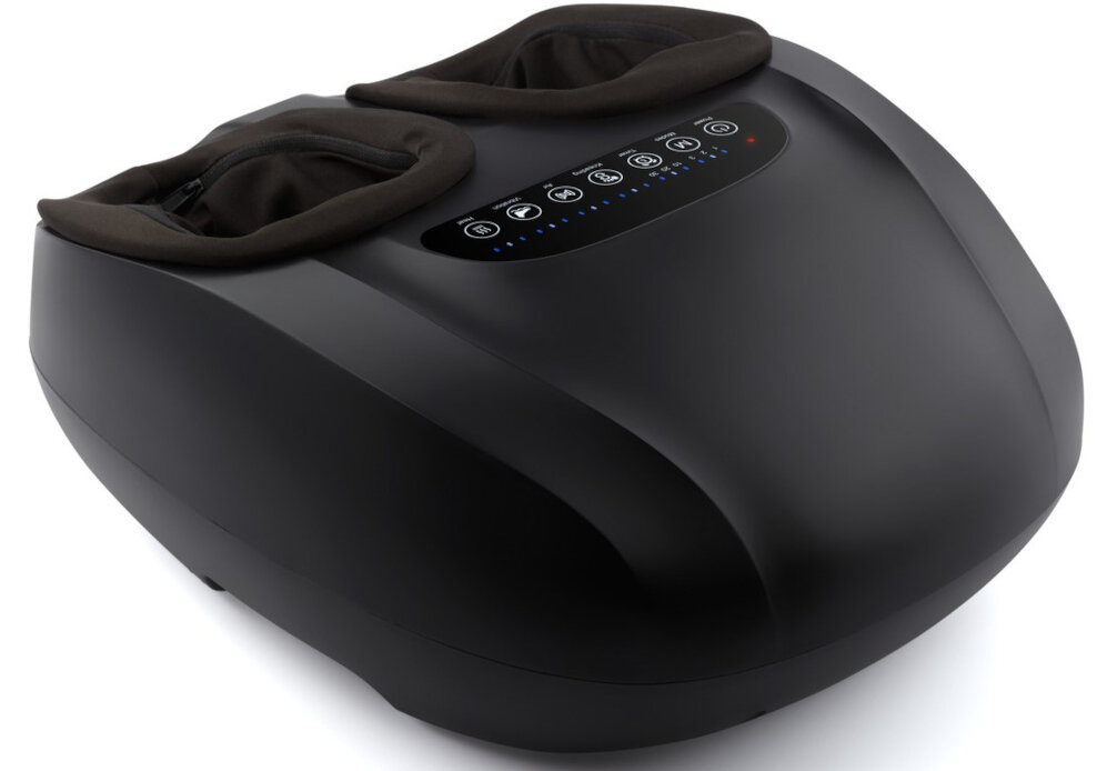 Masażer do stóp MEDIVON Soozy pielęgnacja stopy techniki masażu shiatsu masaż powietrzny 6 trybów pracy 3 poziomy ogrzewania dostosowanie tryb drapania