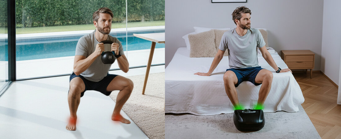 Masażer do stóp MEDIVON Soozy pielęgnacja stopy techniki masażu shiatsu masaż powietrzny 6 trybów pracy 3 poziomy ogrzewania dostosowanie tryb drapania