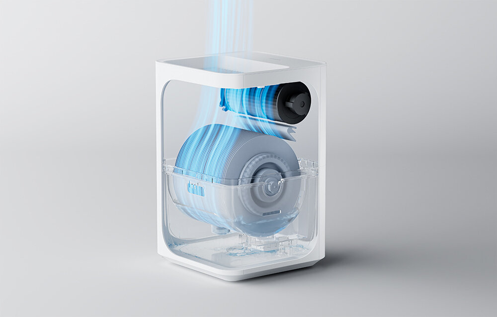 Випарний зволожувач повітря SMARTMI Humidifier 3 HU518001EU Очищення зволоженого повітря, зволоження та очищення