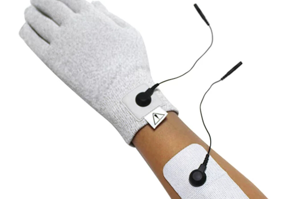 RĘKAWICZKI EMS TENS MEDIVON ODINFLEX AC4001 łagodzenie bólu wspomaganie rehabilitacja efekty zdrowie komfort