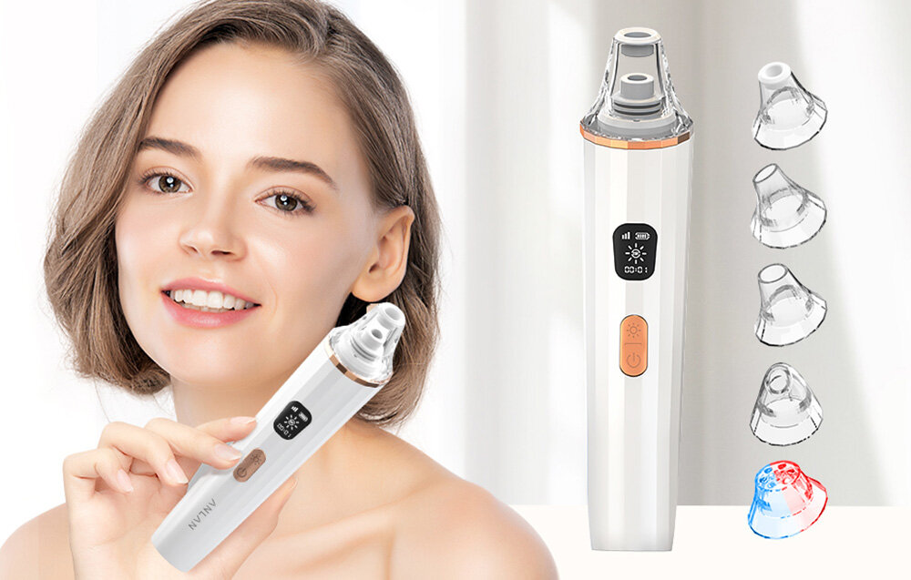 Odkurzacz do wągrów i zaskórników ANLAN 01-AHTY22-02A wodoszczelność czyszczenie pod bieżącą wodą skuteczny bezpieczny