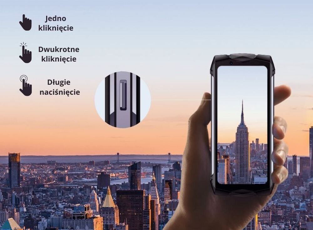 Smartfon DOOGEE Smini  ekran bateria aparat procesor ram pamięć pojemność rozdzielczość zdjęcia filmy opis dane cechy blokady system łączność wifi bluetooth obudowa szkło odporność porty muzyka transfer sieć przekątna matryca waga czujniki oled amoled ips