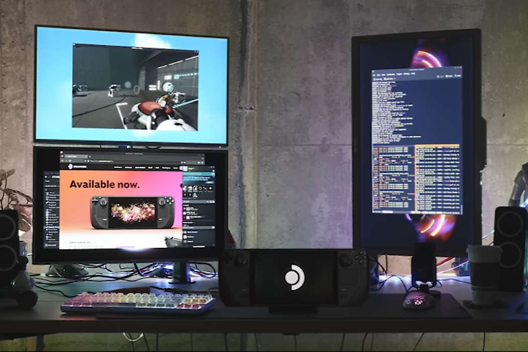 Konsola przenośna VALVE Steam Deck gniazdo