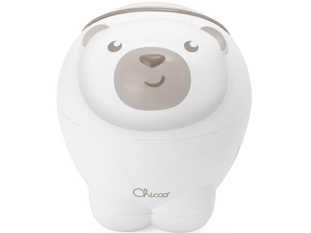 Projektor CHICCO FD Miś Polarny 00011558000000 Beżowy wymiary wyjątkowa zabawka magiczna atmosfera zmnieniająca się projekcja zorzy polarnej uroczy design funkcjonalność idealny towarzysz wieczorne rytuały spokojna przestrzeń relaks zasypianie kolorowe efekty świetlne wyciszenie poczucie bezpieczestwa