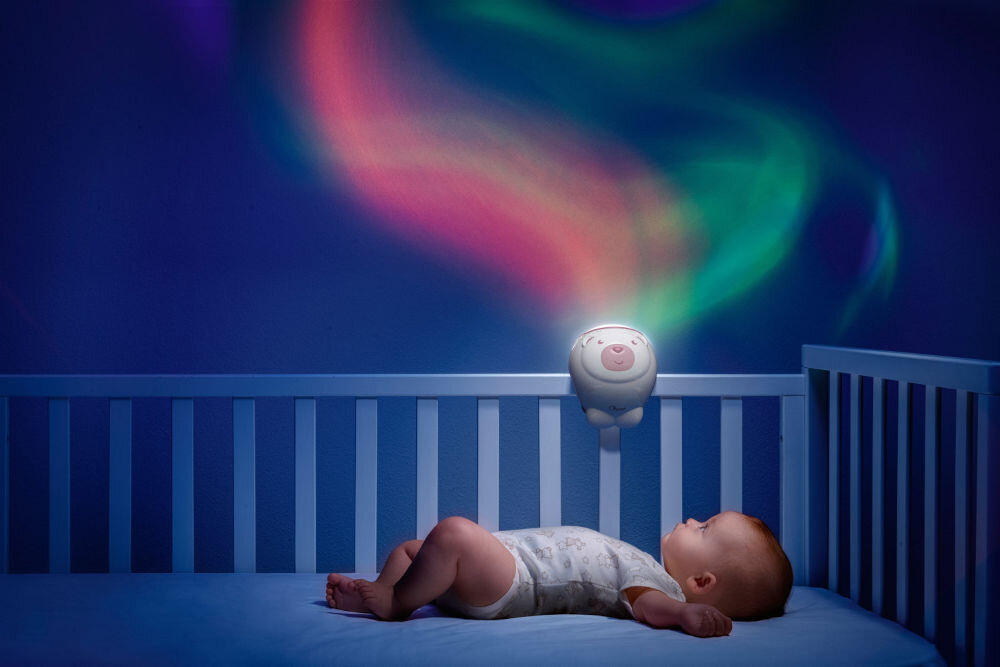  Projektor CHICCO First Dreams Miś Polarny 00011558100000 Różowy fantastyczna noc