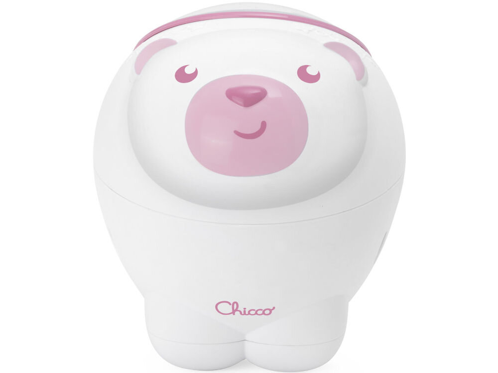 Projektor CHICCO First Dreams Miś Polarny 00011558100000 Różowy wymiary wyjątkowa zabawka magiczna atmosfera zmnieniająca się projekcja zorzy polarnej uroczy design funkcjonalność idealny towarzysz wieczorne rytuały spokojna przestrzeń relaks zasypianie kolorowe efekty świetlne wyciszenie poczucie bezpieczestwa 