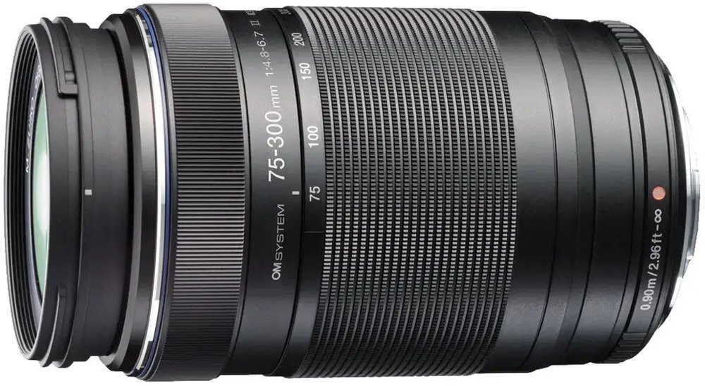 OLYMPUS M.Zuiko Digital ED 75-300mm f-4.8-6.7 II superteleobiektyw Micro Four Thirds lekka konstrukcja 150-600 mm