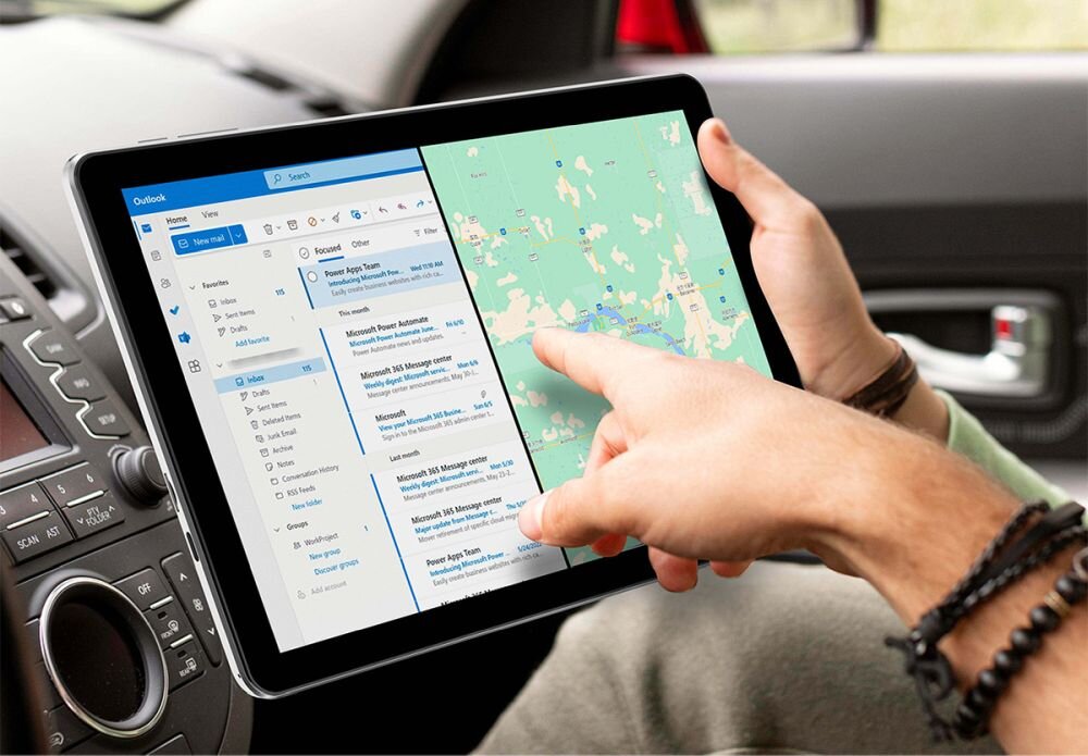 Tablet BLACKVIEW Tab 70 strumieniowanie aplikacja podzial ekranu