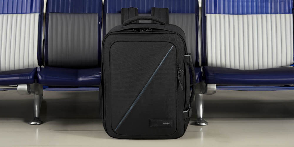 Plecak AMERICAN TOURISTER Take2Cabin M/S Czarny - Idealny do zabrania na pokład samolotu