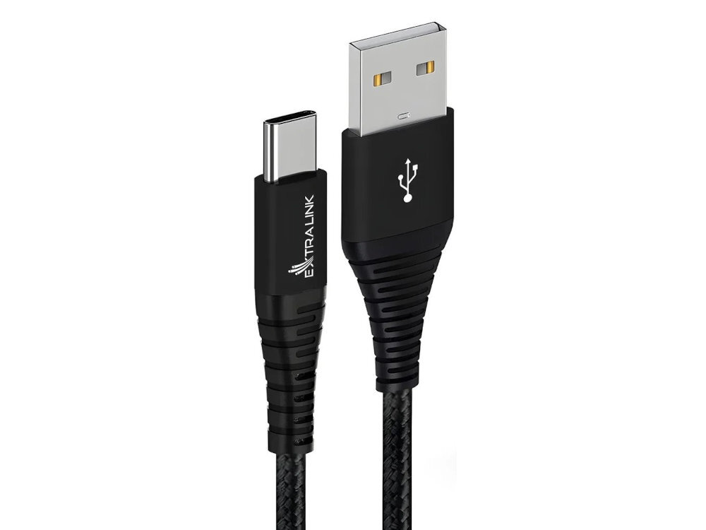 EXTRALINK Smart Life Cable Extralink Smart Life smartfonów i tabletów powerbanki i akcesoria mobilne szybkiego ładowania przesyłania danych - końcówki kabla na białym tle