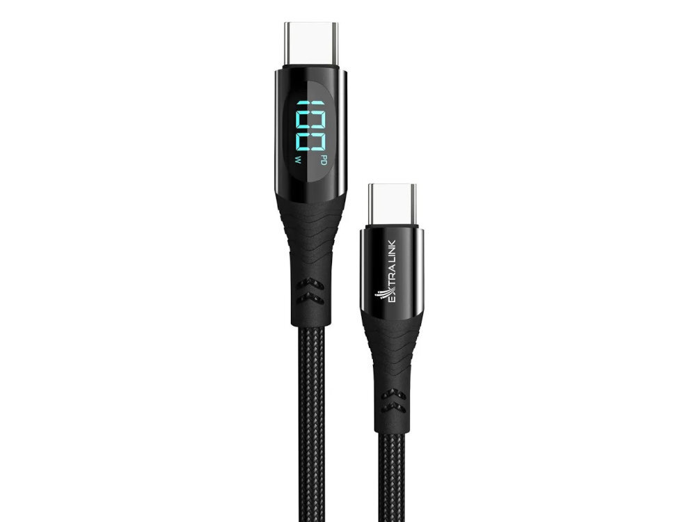 EXTRALINK Smart Life Cable Extralink Smart Life smartfonów i tabletów powerbanki i akcesoria mobilne szybkiego ładowania przesyłania danych - końcówki kabla na białym tle