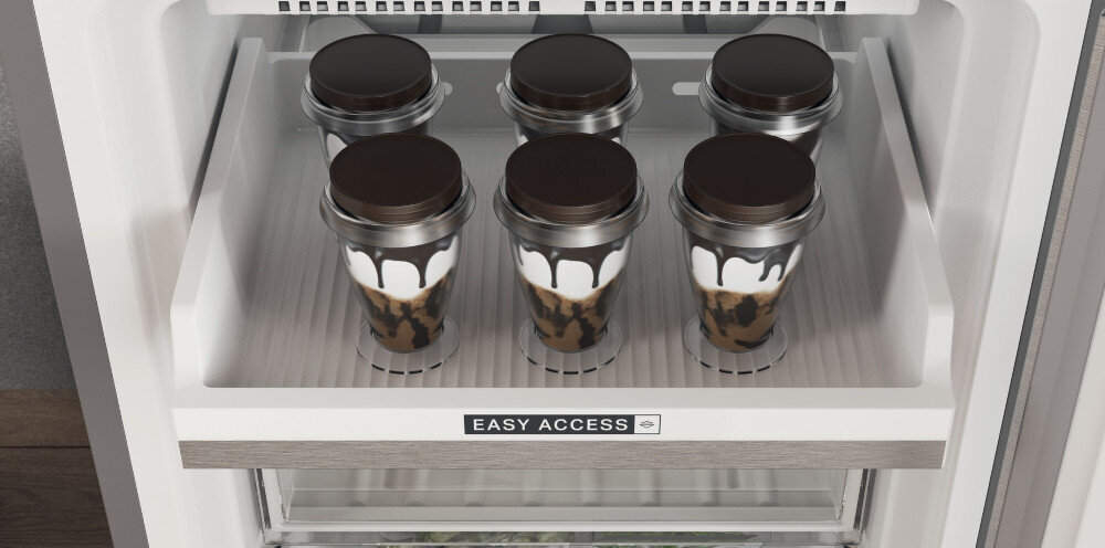 LODÓWKA WHIRLPOOL W9C 941C OX wysuwana szuflada półka Easy Access przestrzeń