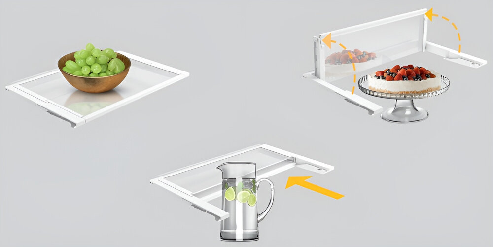 LODÓWKA WHIRLPOOL W7X 83T MX Półka Flexi Shelf regulacja wysokość miejsce przestrzeń