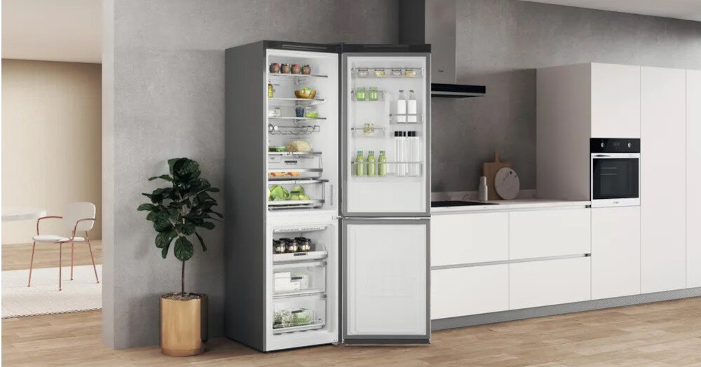 LODÓWKA WHIRLPOOL W7X 94T SX Oświetlenie LED jasne światło widocznośc wnętrza oświetlenie