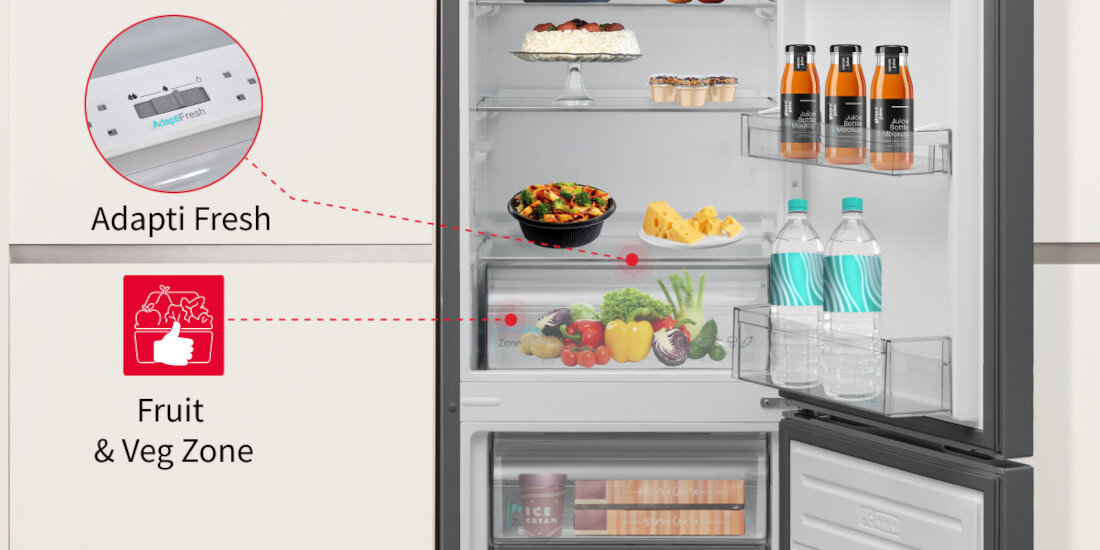 LODOWKA SHARP SJ-BB02DTXWF-EU świeżość funkcje AdaptiFresh